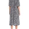 KL.530-Mustavalkoinen mekko  "Go Softly" - Image 2