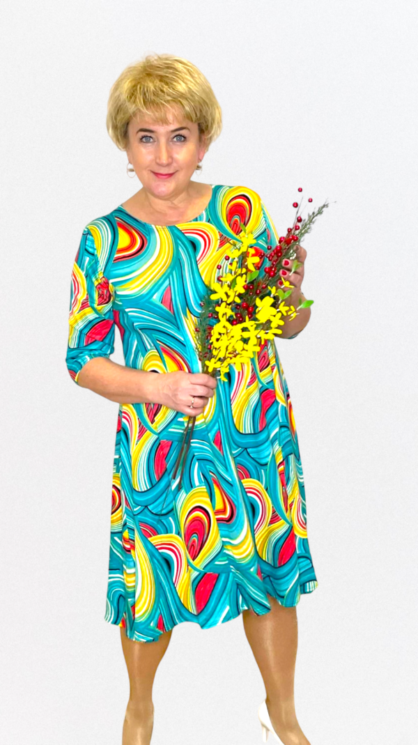 KL.539 - Värikäs mekko "Klaudia"