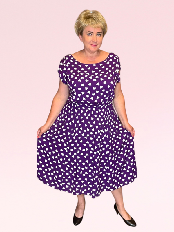 KL.309 -  Violetti mekko "Scarlett and Jo" - Image 4