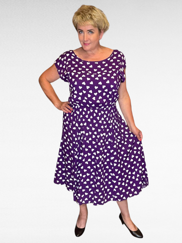 KL.309 -  Violetti mekko "Scarlett and Jo" - Image 3