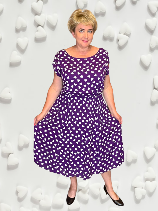 KL.309 -  Violetti mekko "Scarlett and Jo"