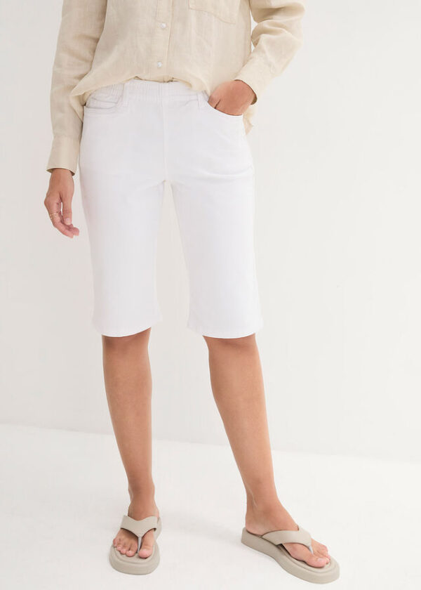 PY.169 - Valkoiset shortsit "B.S Jeans"