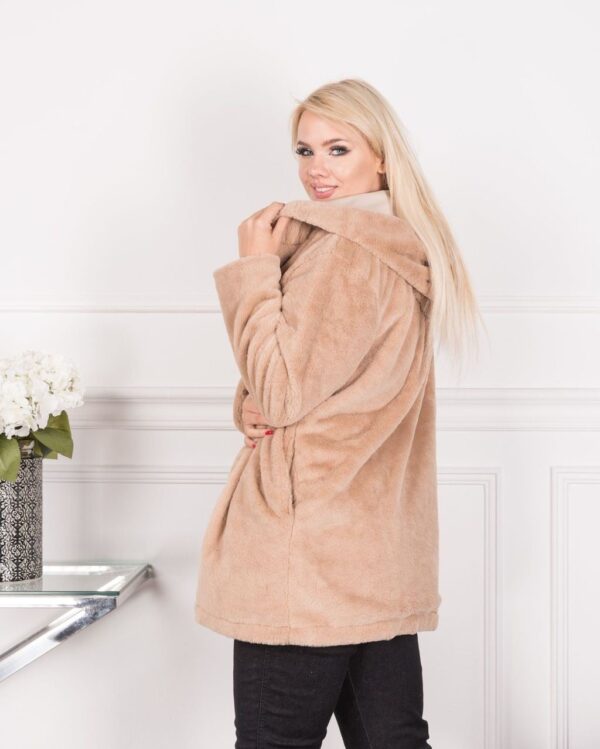 KA.010 -  Karamelli-värinen tai beige fliisitakki "Zentex" - Image 3
