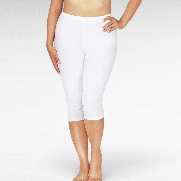 PY.502- Valkoiset caprileggingsit
