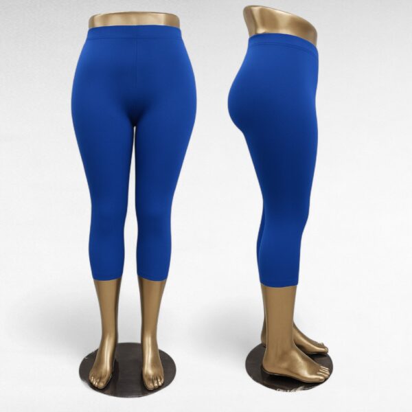PY.530-Värikkäät bambu-caprileggingsit "FYV"