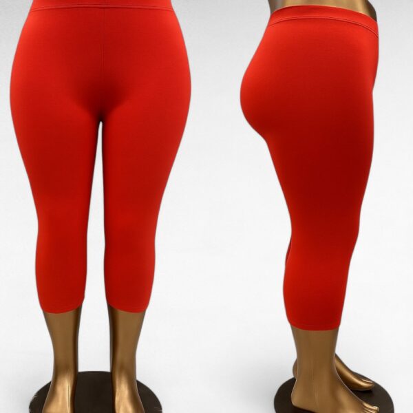 PY.530-Värikkäät bambu-caprileggingsit "FYV" - Image 7