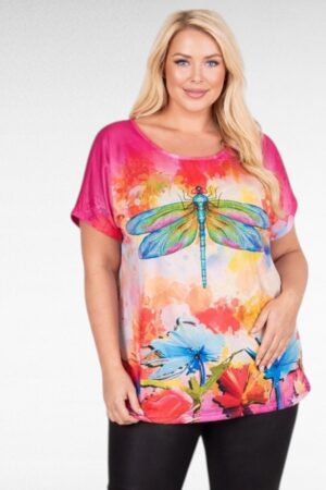 PL.615-Sudenkorentokuvioinen pusero "Womanary"