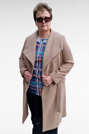 JO.039- Beige  villatakki "Ellos"