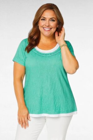 PL.228 - Minttuvihreä tunika "Sheego"