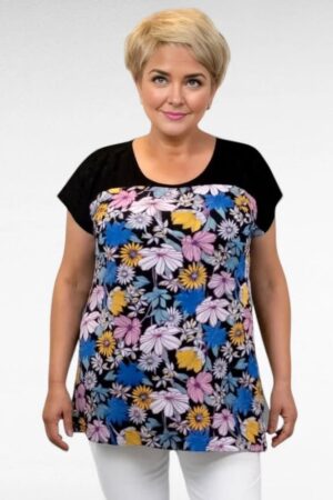 PL.652- Lyhythihainen viskoositunika "Your Curve"