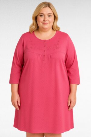 OR.89- Vaaleapunainen yöpaita"Lot"