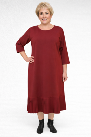 KL.515- Viinipunainen juhlamekko"Sabatini"