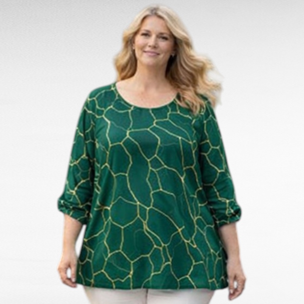 Viskoositunika abstraktilla kuviolla "Klaudia" (TU.706)